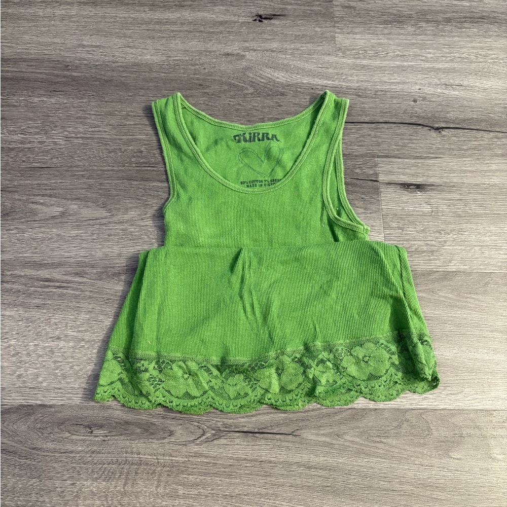 Kirra Green and Pink Tank Tops - Picture 2 of 13